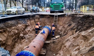 "Водоканал" завершил работы по реконструкции водопровода на проспекте Большевиков 